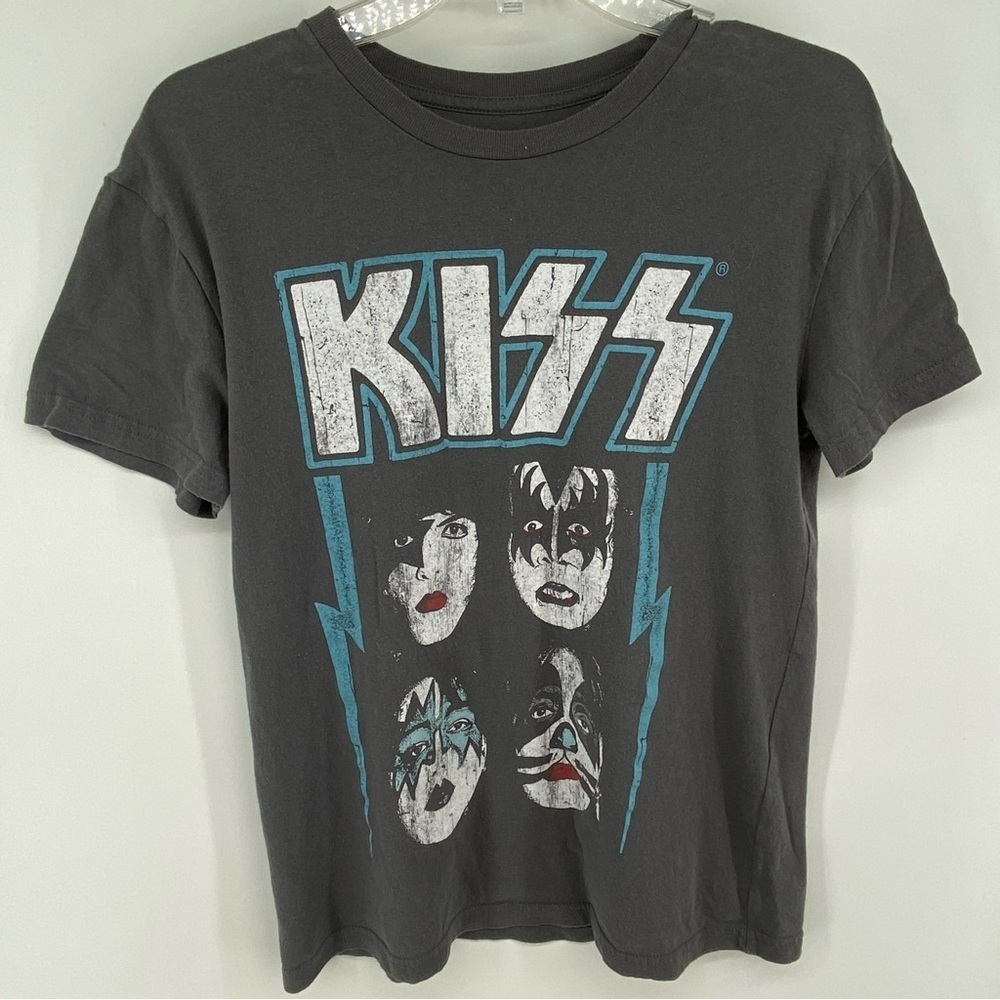 Kiss Sz XS Grey‎ Band Tee